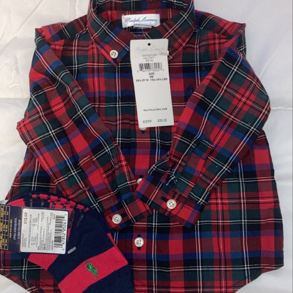 Baby Boy Plaid Shirt